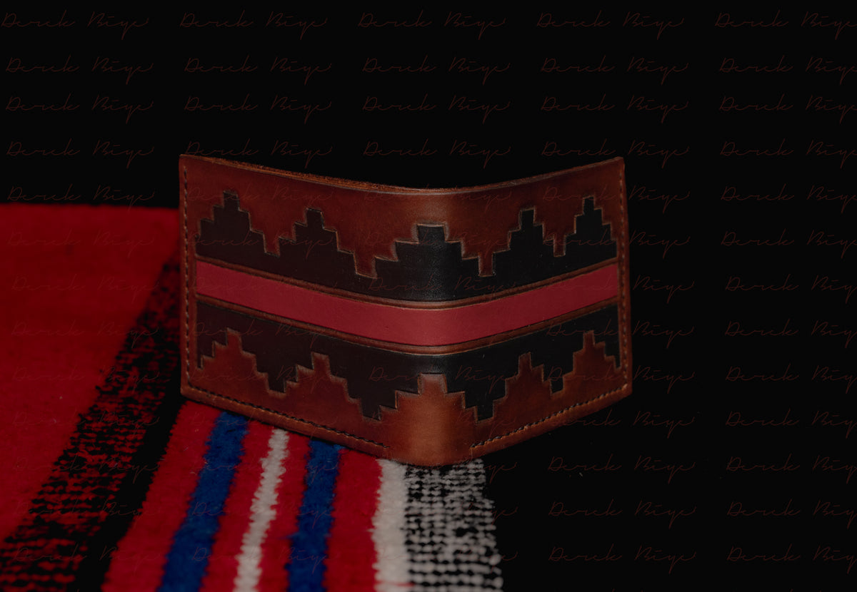 Navajo Step Pattern Design Wallet