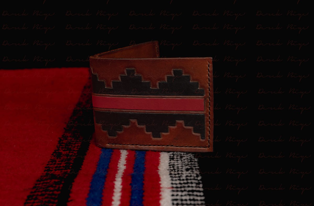 Navajo Step Pattern Design Wallet