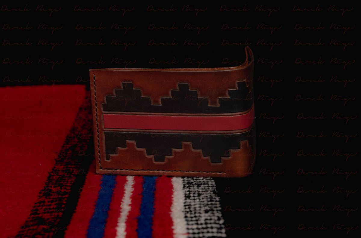 Navajo Step Pattern Design Wallet